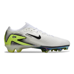 Chuteira Campo FG Nike Air Zoom Mercurial Vapor 16 Elite Branca, Cinza e Verde