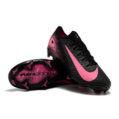 Chuteira Campo FG Nike Air Zoom Mercurial Vapor 16 Elite Preta e Rosa Infantil