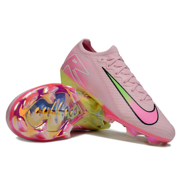 Chuteira Campo FG Nike Air Zoom Mercurial Vapor 16 Elite Rosa-Clara Infantil