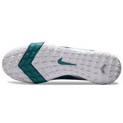 Chuteira Society TF Nike Zoom Mercurial Superfly 10 Elite Azul-Aqua Infantil