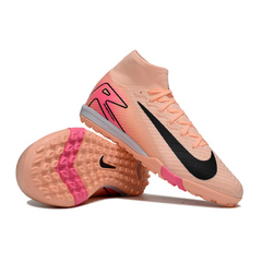 Chuteira Society TF Nike Zoom Mercurial Superfly 10 Elite Infantil Rosa