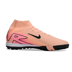 Chuteira Society TF Nike Zoom Mercurial Superfly 10 Elite Infantil Rosa-Clara