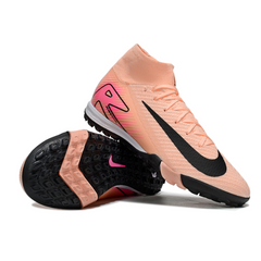 Chuteira Society TF Nike Zoom Mercurial Superfly 10 Elite Infantil Rosa-Clara