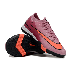 Chuteira Society TF Nike Zoom Mercurial Vapor 16 Elite Infantil Rosa-Clara