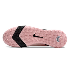 Chuteira Society TF Nike Zoom Mercurial Vapor 16 Elite Infantil Rosa e Preta
