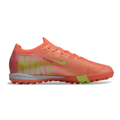 Chuteira Society TF Nike Zoom Mercurial Vapor 16 Elite Vermelha e Amarela Infantil
