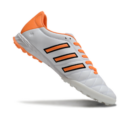Chuteira Society TF Adidas Adipure 11Pro Branca e Laranja