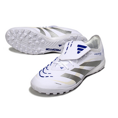 Chuteira Society TF Adidas Predator 25 Elite Com Língua Pack Polar Victory
