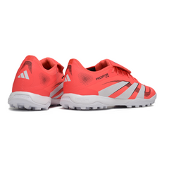 Chuteira Society TF Adidas Predator 25 Elite Com Língua Pack Pure Victory