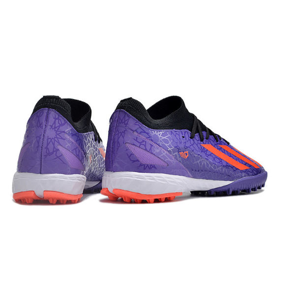 Chuteira Society Adidas X Crazyfast.1 TF Roxa e Laranja Salah - VENI Futebol