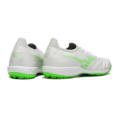 Chuteira Society TF Mizuno Neo Sala Branca e Verde
