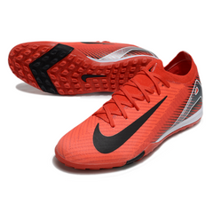 Chuteira Society TF Nike Zoom Mercurial Vapor 16 Elite Vermelha e Preta