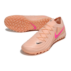 Chuteira Society TF Nike Phantom GX2 Elite Rosa-Clara