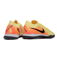 Chuteira Society TF Nike Phantom GX2 Elite Amarela e Laranja