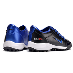 Chuteira Society TF Nike Total 90 III Preta e Azul