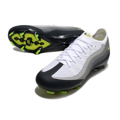 Chuteira Campo FG Nike Air Zoom Mercurial Vapor 16 Elite Air Max 95 Branca e Cinza Infantil