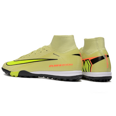 Chuteira Society TF Nike Zoom Mercurial Superfly 10 Elite Infantil Amarela