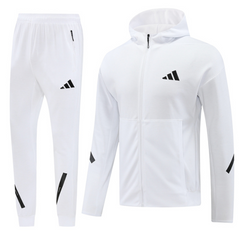 Conjunto de Frio Adidas Branco com Casaco e Calça