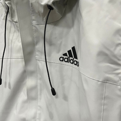 Jaqueta Corta-Vento Adidas Cinza