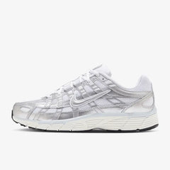 Nike P-6000 White Blue Tint Sail Metallic Silver