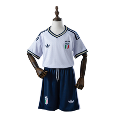 Camisa de Futebol Italy + Shorts Kit Adidas 2026 Visitante - Kit Infantil