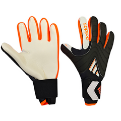 Luvas de Goleiro Adidas Copa Pro Pretas e Laranjas