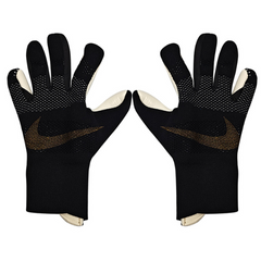 Luvas de Goleiro Nike Vapor Dynamic Fit Elite Pretas e Douradas