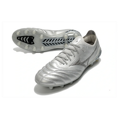 Chuteira Campo FG Mizuno Morelia Neo III Elite Prateada