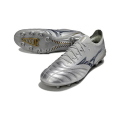 Chuteira Campo FG Mizuno Morelia Neo IV Elite Prateada