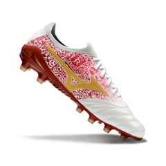 Chuteira Campo FG Mizuno Morelia Neo IV Elite Pack Sérgio Ramos Preta e Branca