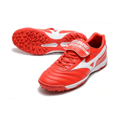 Chuteira Society TF Mizuno Morelia Sala Classic Vermelha