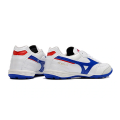 Chuteira Society TF Mizuno Morelia Sala Branca e Azul