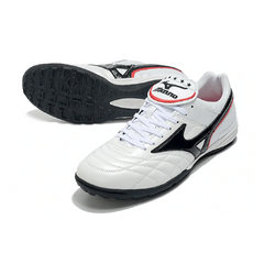 Chuteira Society TF Mizuno Wave Cup Branca e Preta