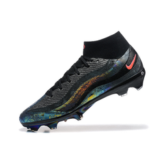 Chuteira Campo FG Nike Mercurial Superfly 10 Elite Pack Preto Air Max 95 Infantil