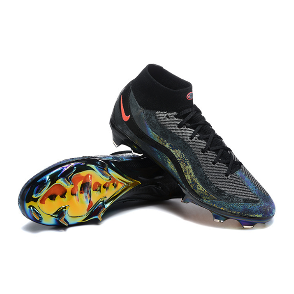 Chuteira Campo FG Nike Mercurial Superfly 10 Elite Pack Preto Air Max 95 Infantil