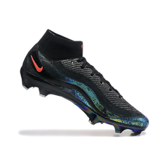 Chuteira Campo FG Nike Mercurial Superfly 10 Elite Pack Preto Air Max 95 Infantil