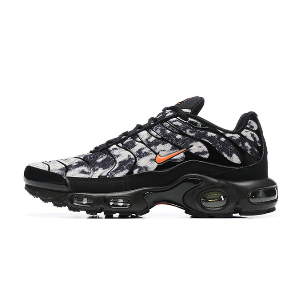 Tênis Casual Nike Air Max Plus TN Branco e Cinza e Preto