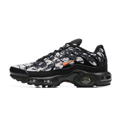 Tênis Casual Nike Air Max Plus TN Branco e Cinza e Preto