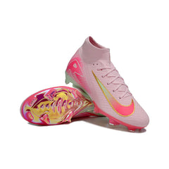 Chuteira Campo FG Nike Air Zoom Mercurial Superfly 10 Elite Rosa Infantil