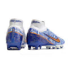 Chuteira Campo Sintético AG Nike Air Zoom Mercurial Superfly 9 Elite Pack CR7 Azul