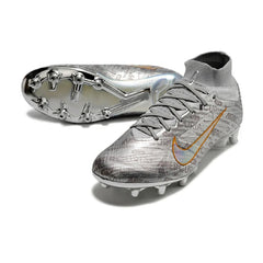 Chuteira Campo Sintético AG Nike Air Zoom Mercurial Superfly 9 Elite Prateada