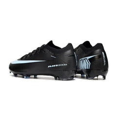 Chuteira Campo FG Nike Air Zoom Mercurial Vapor 16 Elite Preta e Azul-Clara Infantil