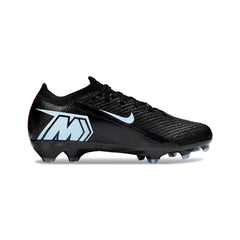 Chuteira Campo FG Nike Air Zoom Mercurial Vapor 16 Elite Preta e Branca Infantil