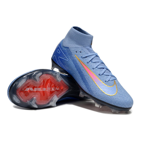 Chuteira Campo FG Nike Mercurial Superfly 10 Elite Azul Infantil