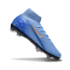 Chuteira Campo FG Nike Mercurial Superfly 10 Elite Azul Infantil