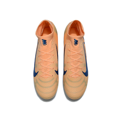 Chuteira Campo FG Nike Mercurial Superfly 10 Elite Pack Laranja Mbappe Infantil