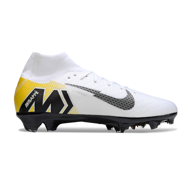 Chuteira Campo FG Nike Mercurial Superfly 10 Elite Pack Branco Mbappe Infantil
