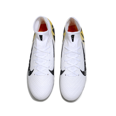 Chuteira Campo FG Nike Mercurial Superfly 10 Elite Pack Branco Mbappe Infantil
