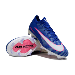 Chuteira Campo FG Nike Mercurial Vapor 16 Elite Azul, Rosa e Branca Infantil