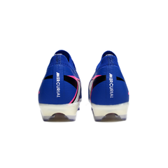 Chuteira Campo FG Nike Mercurial Vapor 16 Elite Azul, Rosa e Branca Infantil